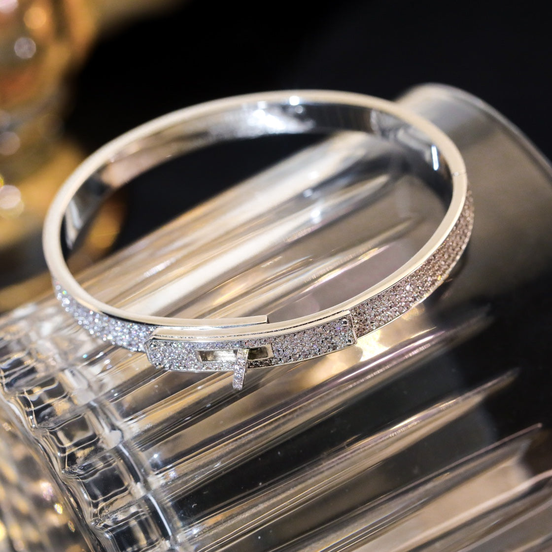 [⭐Hyrra Jewelry]KELLY BRACELET DIAMOND PAVED