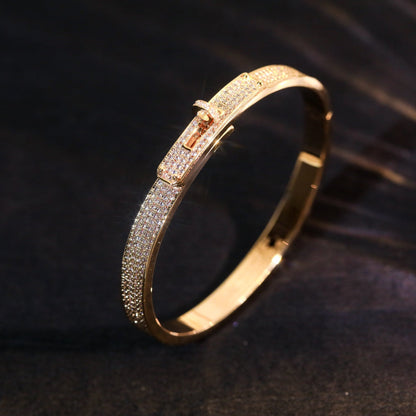 [⭐Hyrra Jewelry]KELLY BRACELET DIAMOND PAVED