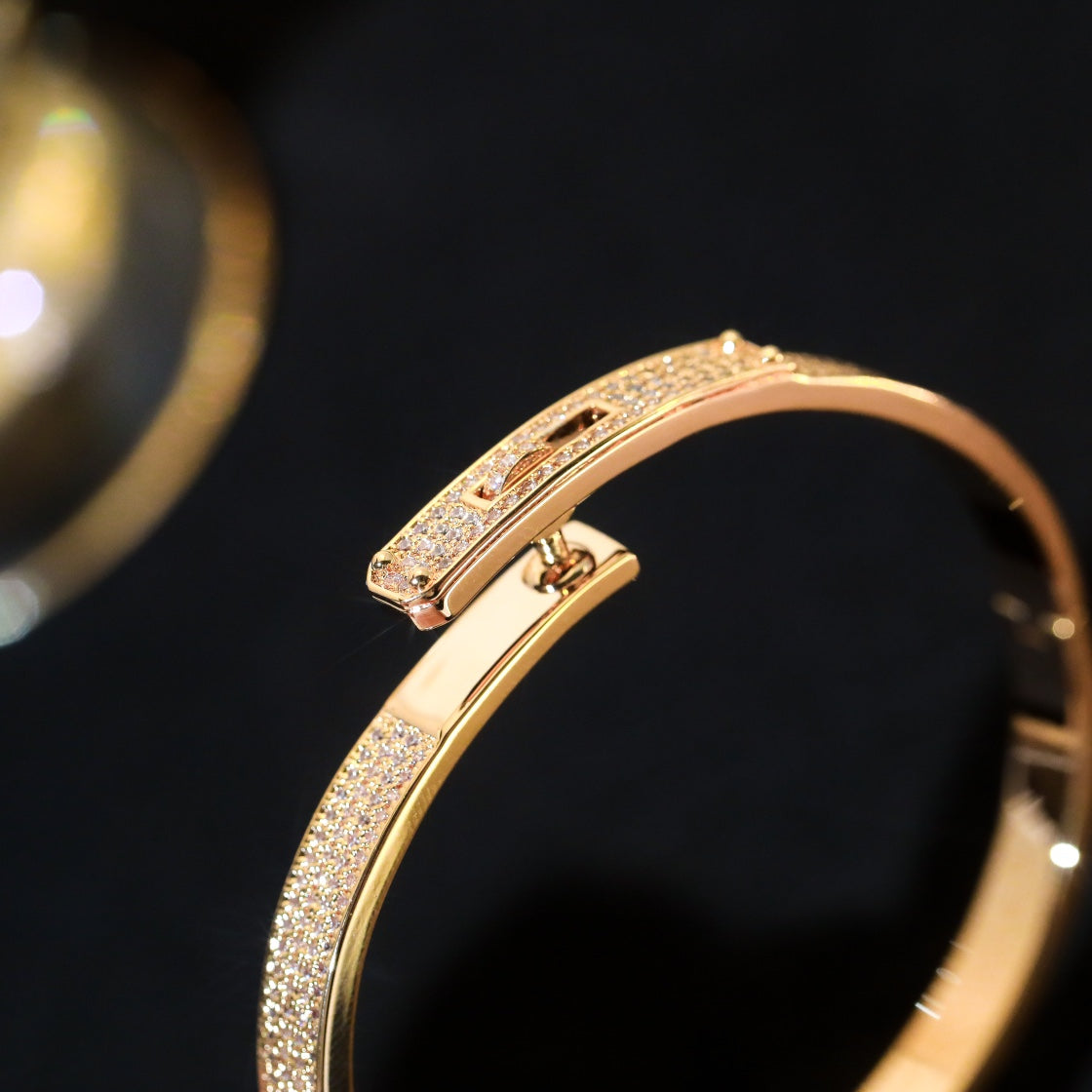 [⭐Hyrra Jewelry]KELLY BRACELET DIAMOND PAVED