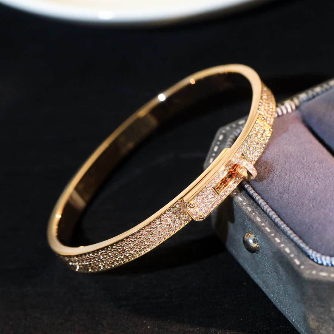 [⭐Hyrra Jewelry]KELLY BRACELET DIAMOND PAVED