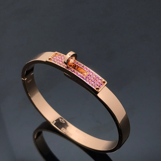 [⭐Hyrra Jewelry]KELLY BRACELET PINK DIAMOND