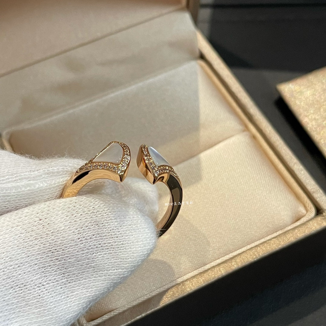 [⭐Hyrra Jewelry]DREAM MOP DIAMOND OPEN RING
