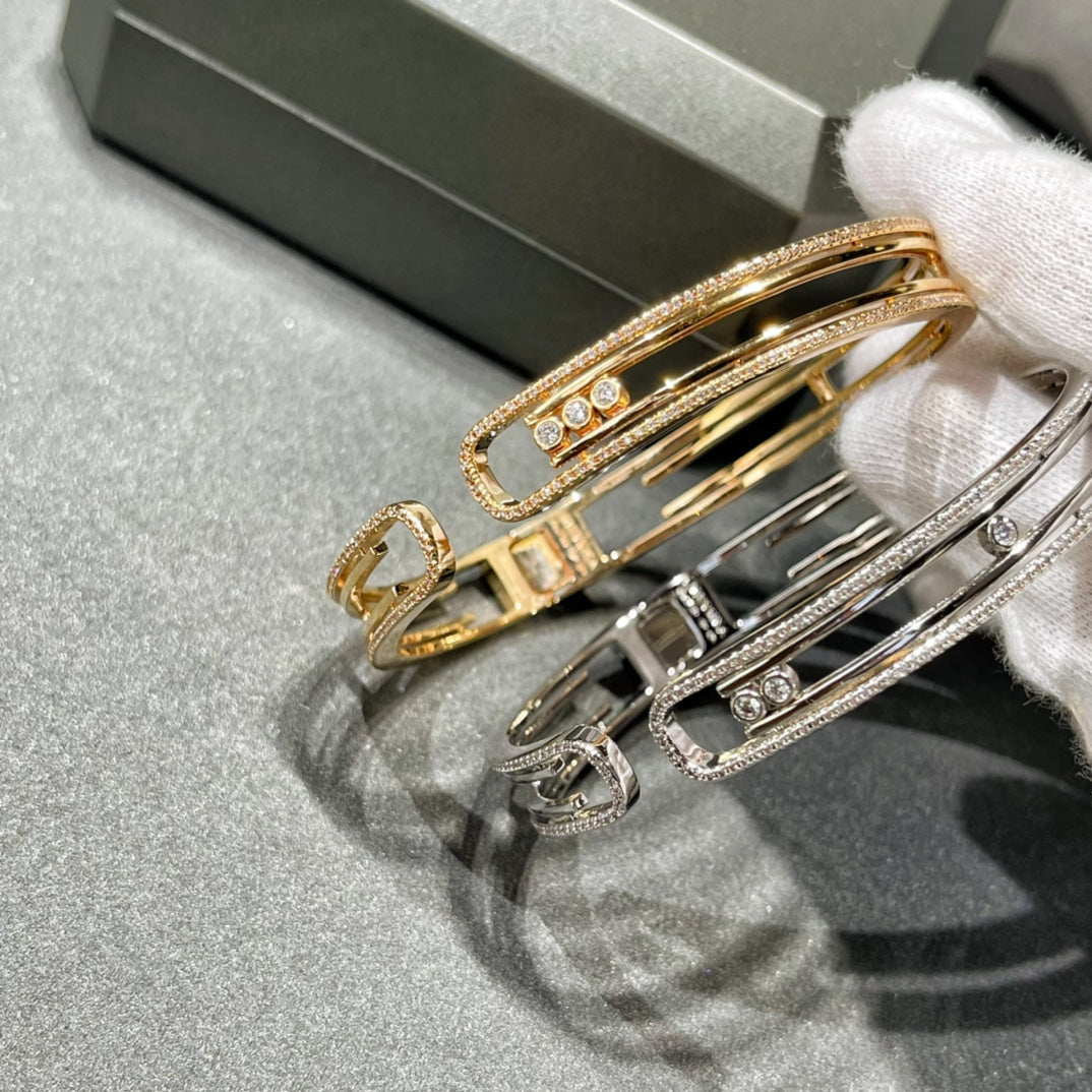 [⭐Hyrra Jewelry]MOVE 10TH PAVED DIAMOND BRACELET