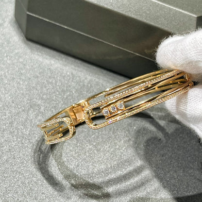 [⭐Hyrra Jewelry]MOVE 10TH PAVED DIAMOND BRACELET