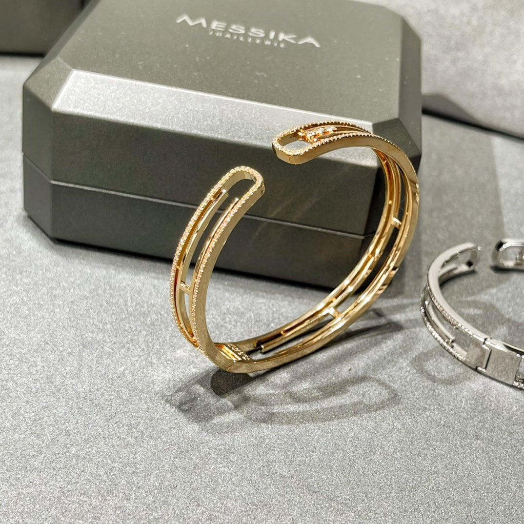 [⭐Hyrra Jewelry]MOVE 10TH PAVED DIAMOND BRACELET