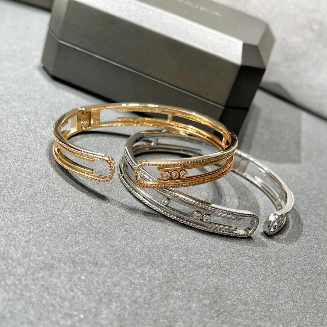 [⭐Hyrra Jewelry]MOVE 10TH PAVED DIAMOND BRACELET