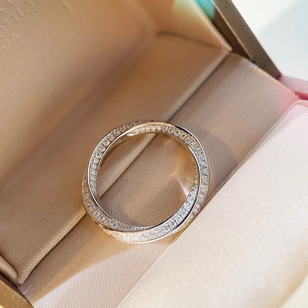 [Hyrra Jewelry]SPIRAL DIAMOND RING