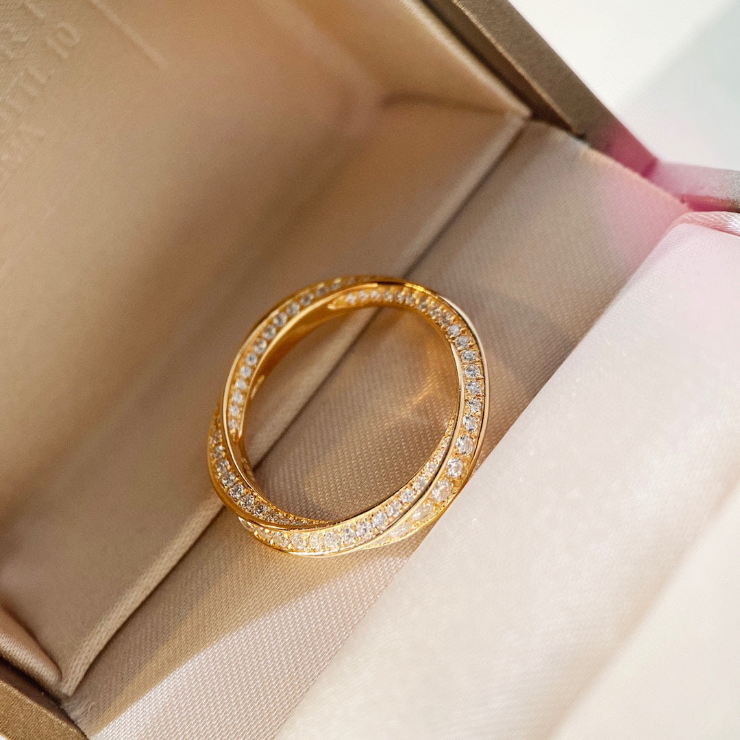 [Hyrra Jewelry]SPIRAL DIAMOND RING