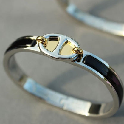 [⭐Hyrra Jewelry]CLIC CHAINE SILVER BRACELET