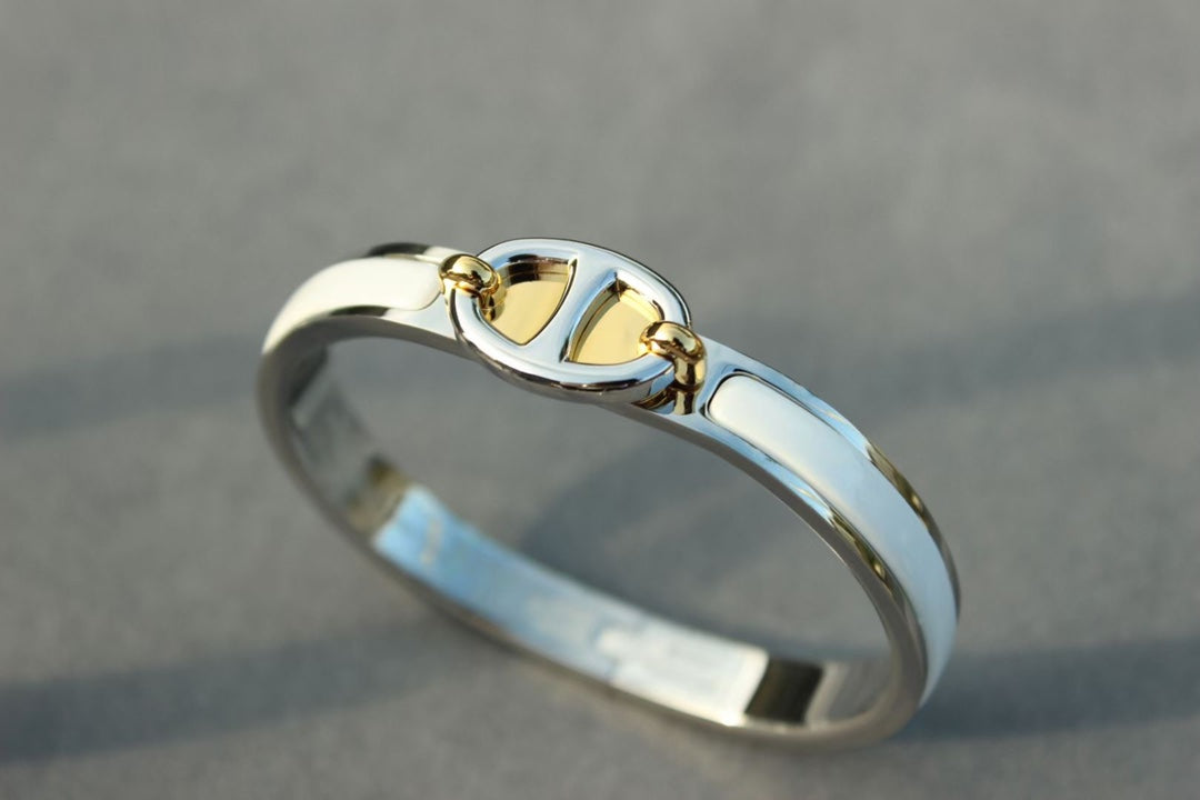 [⭐Hyrra Jewelry]CLIC CHAINE SILVER BRACELET