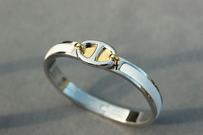 [⭐Hyrra Jewelry]CLIC CHAINE SILVER BRACELET