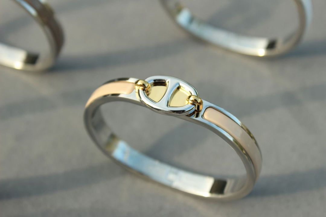 [⭐Hyrra Jewelry]CLIC CHAINE SILVER BRACELET