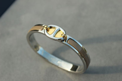 [⭐Hyrra Jewelry]CLIC CHAINE SILVER BRACELET