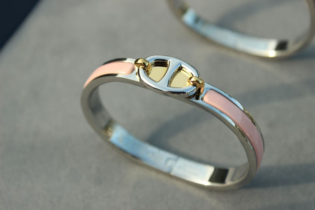 [⭐Hyrra Jewelry]CLIC CHAINE SILVER BRACELET