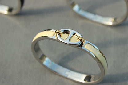 [⭐Hyrra Jewelry]CLIC CHAINE SILVER BRACELET