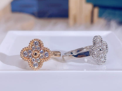 [⭐Hyrra Jewelry]CLOVER DIAMOND RING