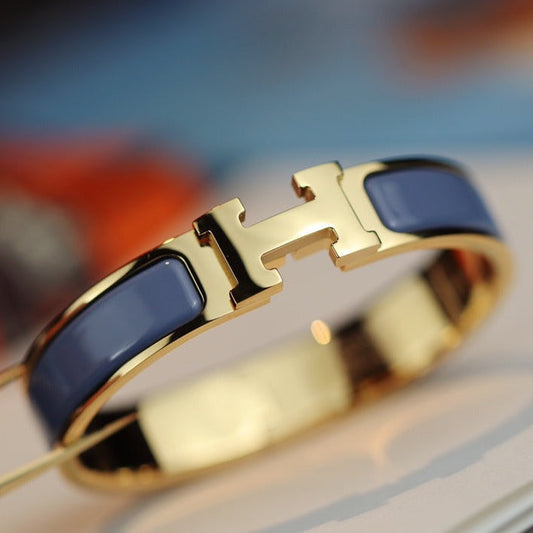 [⭐Hyrra Jewelry]H BRACELET 12MM BLUE GRAY