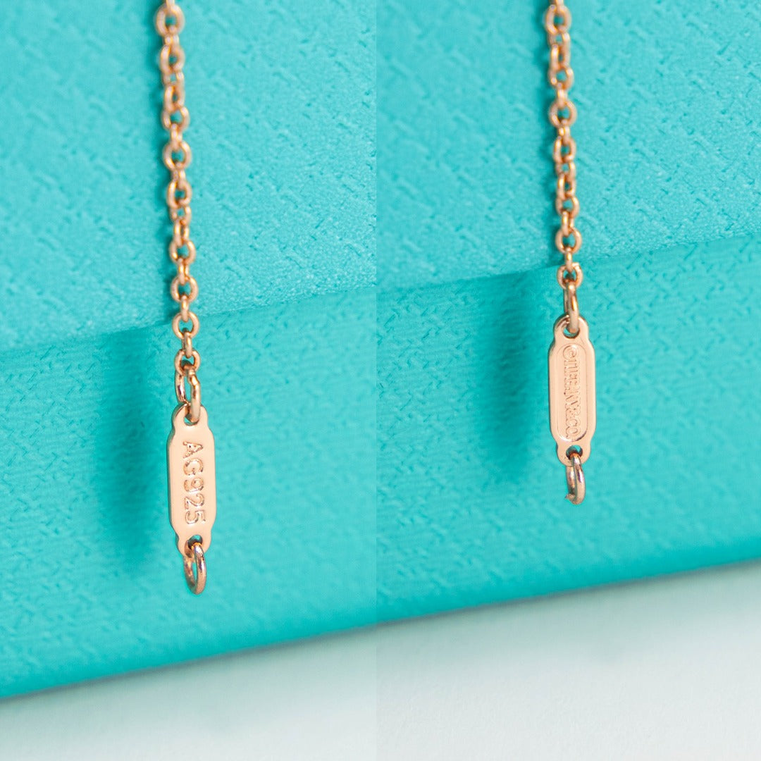 [Hyrra Jewelry]RIBBON NECKLACE BOW PENDANT DIAMOND CHARM CHAIN