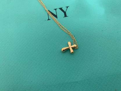 [Hyrra Jewelry]CROSS PENDANT MINI BARE CROSS NECKLACE
