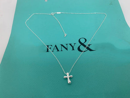 [Hyrra Jewelry]CROSS PENDANT MINI BARE CROSS NECKLACE