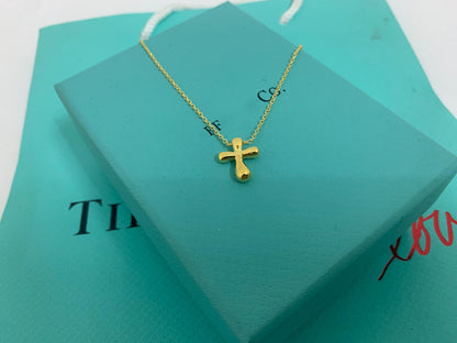[Hyrra Jewelry]CROSS PENDANT MINI BARE CROSS NECKLACE