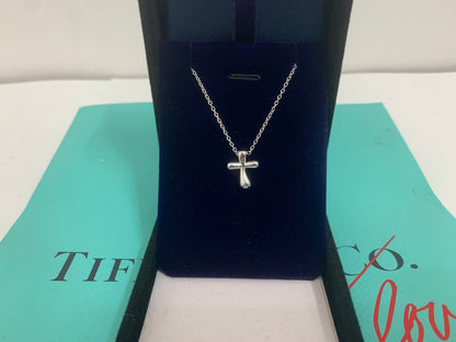 [Hyrra Jewelry]CROSS PENDANT MINI BARE CROSS NECKLACE
