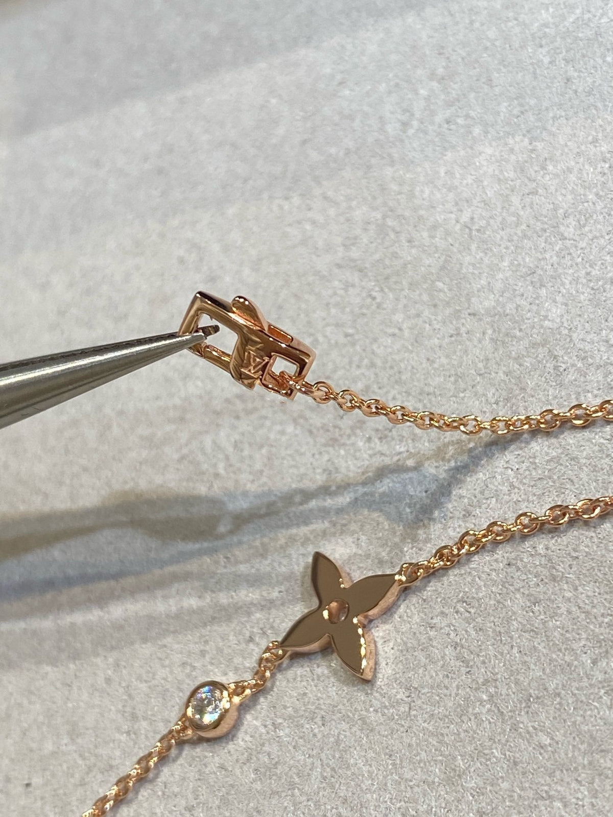 [⭐Hyrra Jewelry]STAR DIAMOND PINK GOLD BRACELET