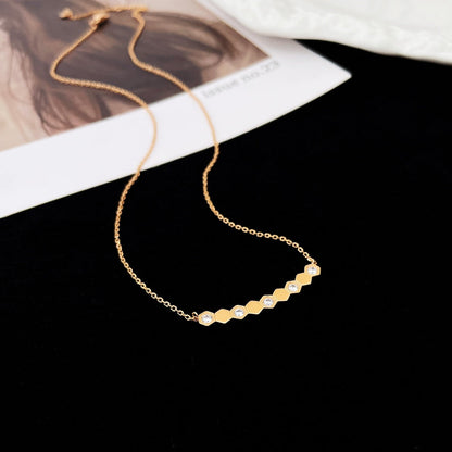 [⭐Hyrra Jewelry]BEE MY LOVE DIAMOND NECKLACE
