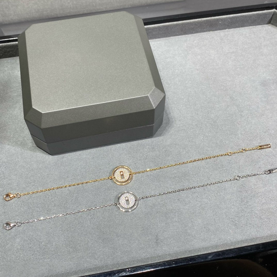 [⭐Hyrra Jewelry]Demo MOVE DIAMOND PAVED BRACELET