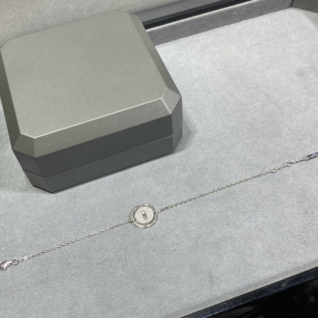 [⭐Hyrra Jewelry]Demo MOVE DIAMOND PAVED BRACELET