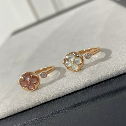 [⭐Hyrra Jewelry]SUN 1 DIAMOND PINK MOP RING