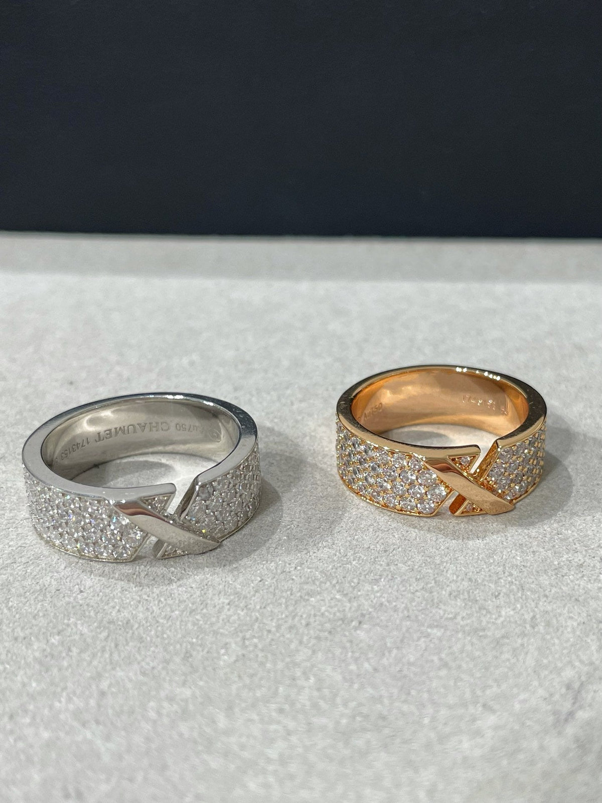 [⭐Hyrra Jewelry]LIENS EVIDENCE  DIAMOND PAVED RING