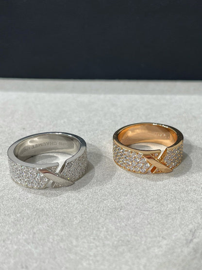 [⭐Hyrra Jewelry]LIENS EVIDENCE  DIAMOND PAVED RING