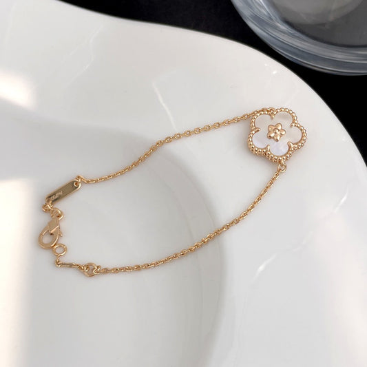 [⭐Hyrra Jewelry]LUCKY SPRING ROSE GOLD MOP BRACELET