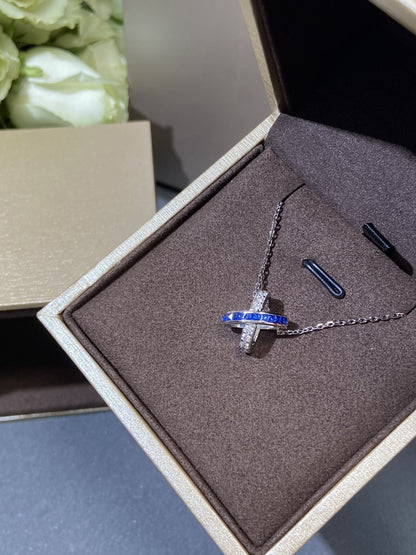[⭐Hyrra Jewelry]LIENS DIAMOND SILVER NECKLACE