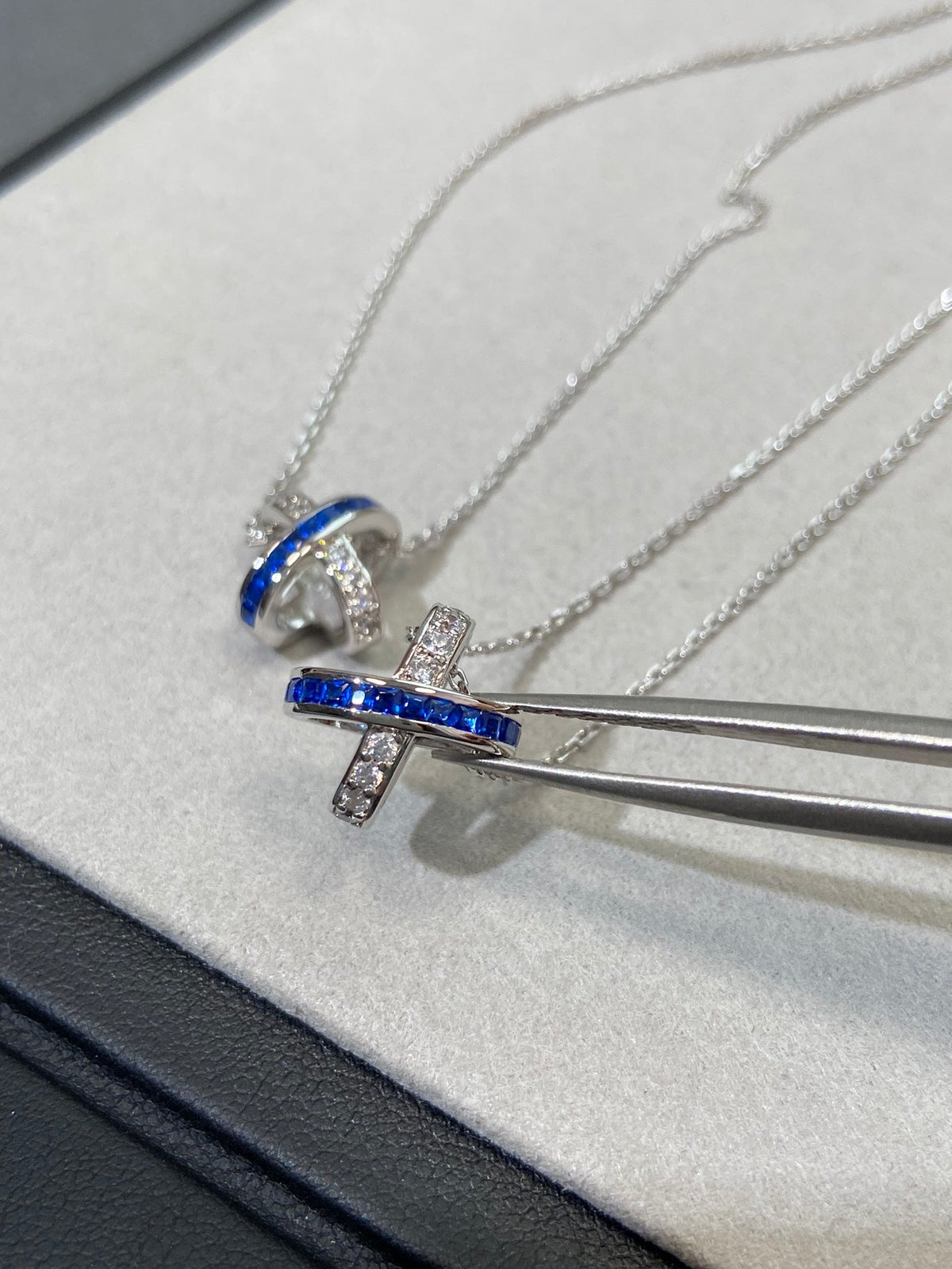 [⭐Hyrra Jewelry]LIENS DIAMOND SILVER NECKLACE