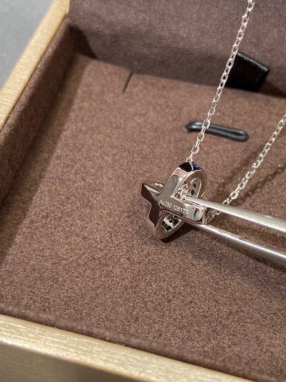 [⭐Hyrra Jewelry]LIENS DIAMOND SILVER NECKLACE