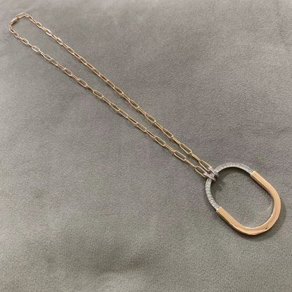 [Hyrra Jewelry]LOCK DIAMOND NECKLACE