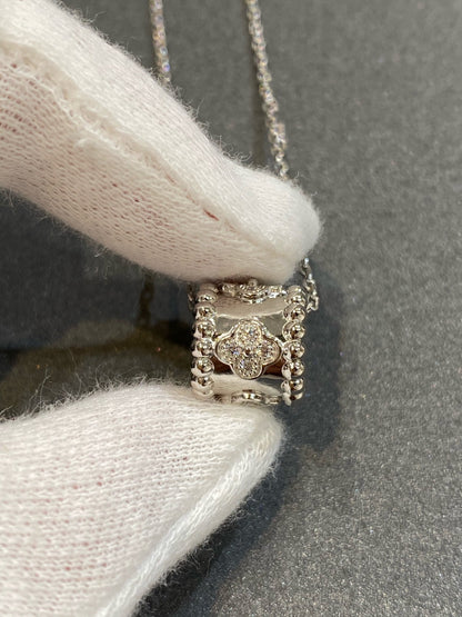 [⭐Hyrra Jewelry]PERLEE PEDANT SIVLER DIAMOND NECKLACE