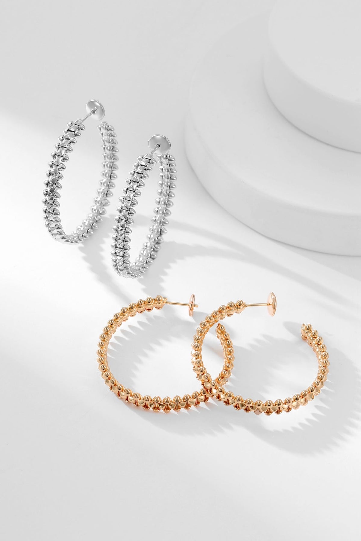 [⭐Hyrra Jewelry]CLASH HOOP EARRINGS