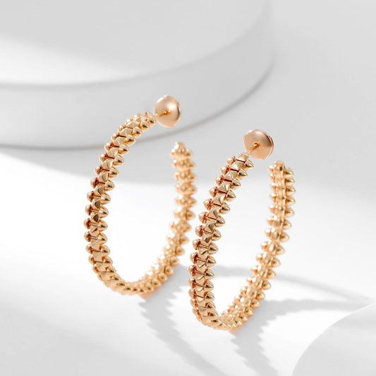 [⭐Hyrra Jewelry]CLASH HOOP EARRINGS