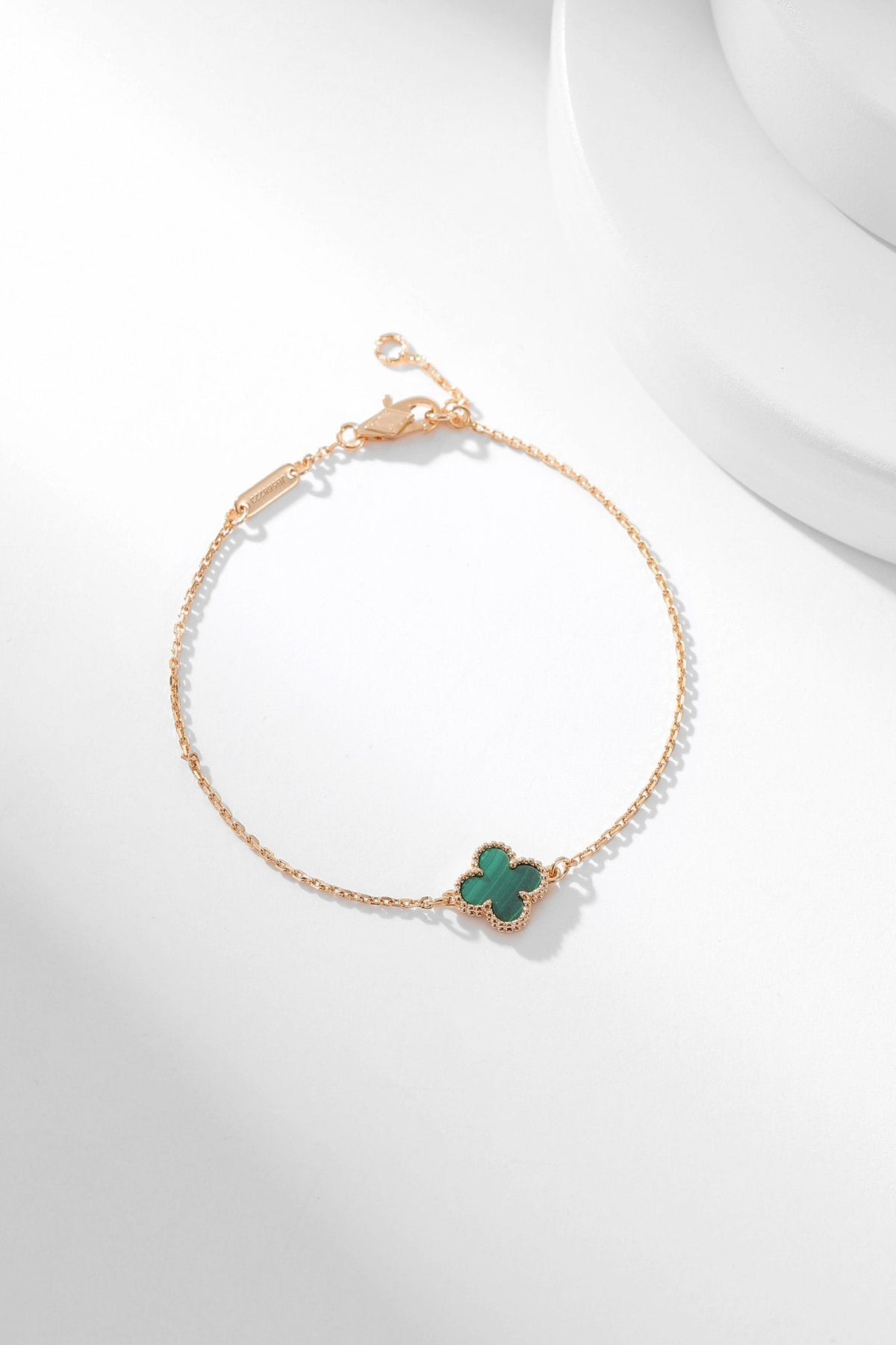 [⭐Hyrra Jewelry]CLOVER BRACELET MALACHITE 1 MOTIF