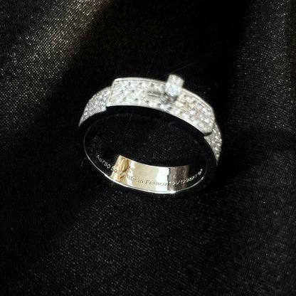 [⭐Hyrra Jewelry]KELLY SILVER DIAMOND RING