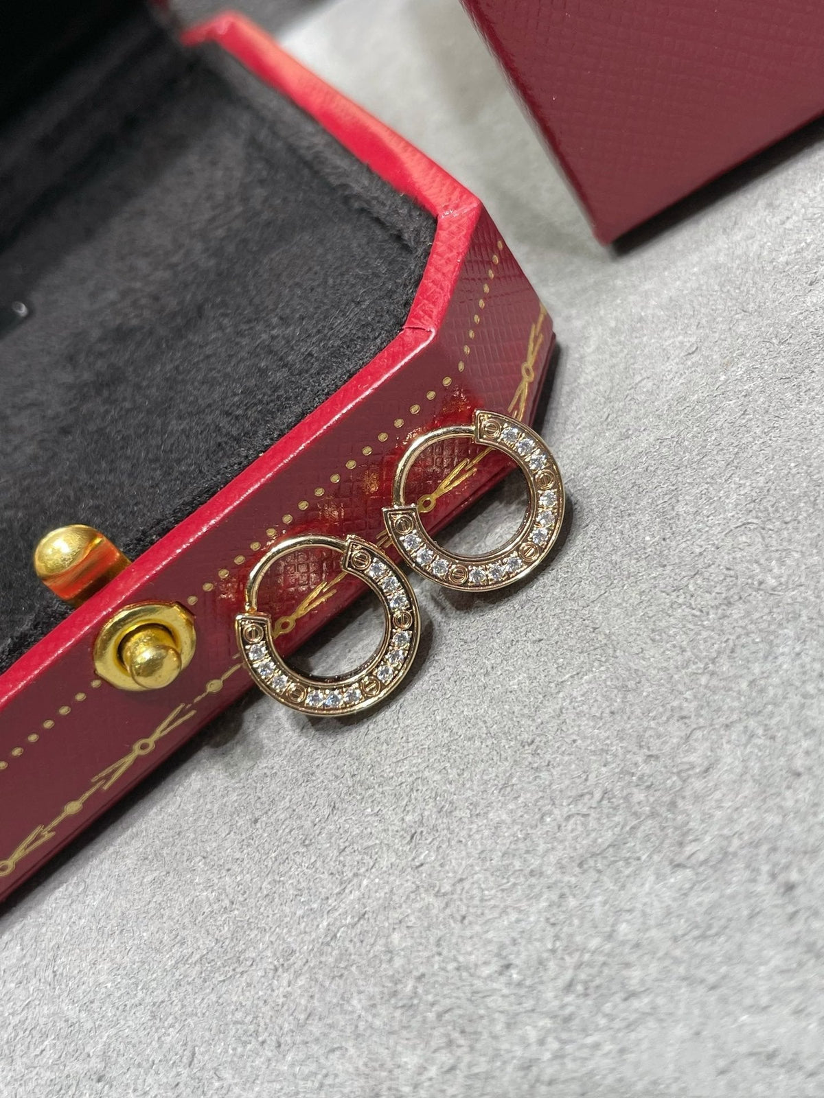[⭐Hyrra Jewelry]LOVE DIAMOND EARRINGS