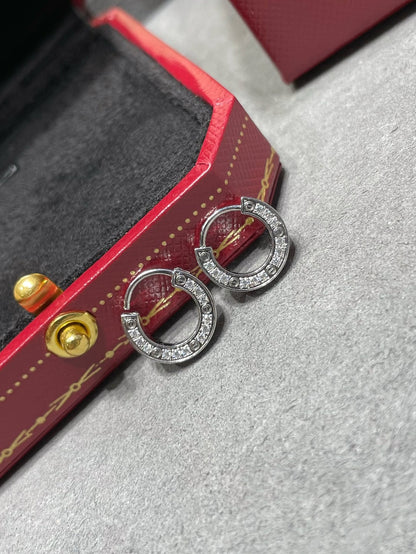 [⭐Hyrra Jewelry]LOVE DIAMOND EARRINGS