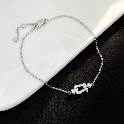 [⭐Hyrra Jewelry]FORCE 10 FULL DIAMOND BUCKLE CHAIN LINK MINI MODEL