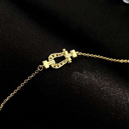[⭐Hyrra Jewelry]FORCE 10 FULL DIAMOND BUCKLE CHAIN LINK MINI MODEL
