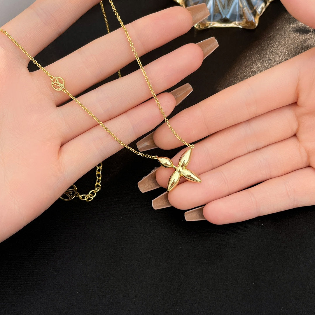 [⭐Hyrra Jewelry]LOUISETTE GOLD NECKLACE