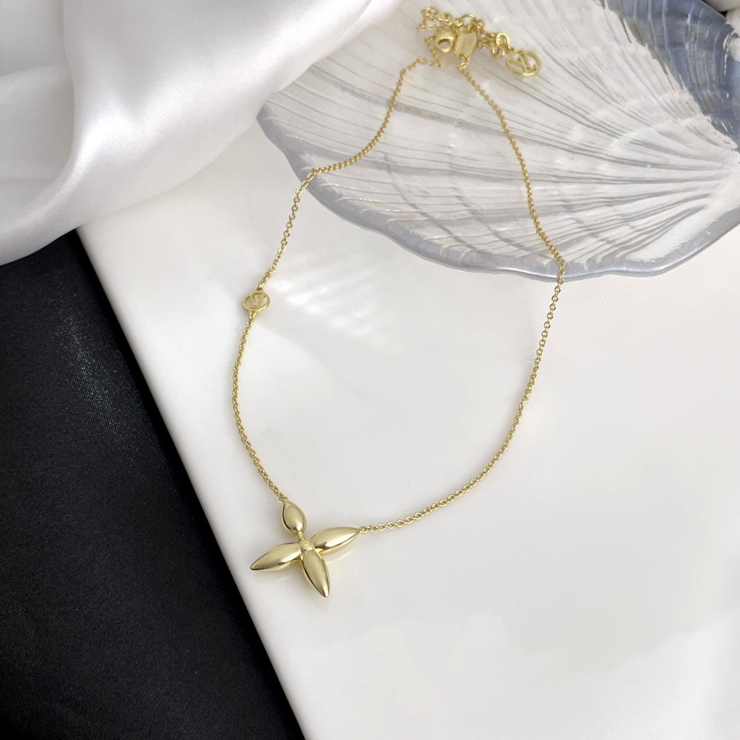 [⭐Hyrra Jewelry]LOUISETTE GOLD NECKLACE