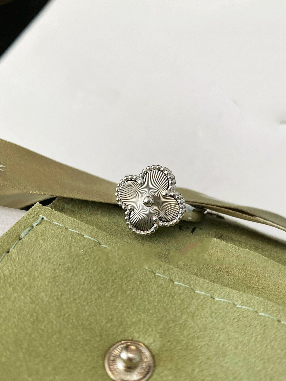 [⭐Hyrra Jewelry]CLOVER SILVER RING
